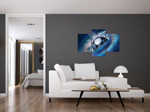 Slika - Nogomet u svemiru (90x60 cm)