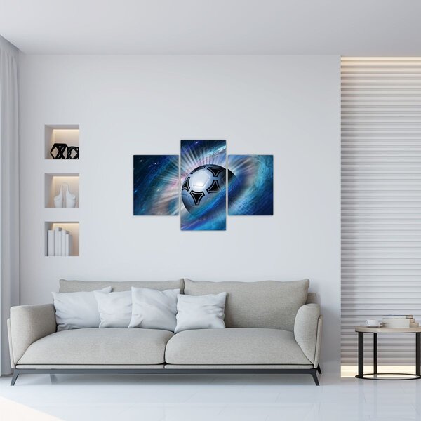 Slika - Nogomet u svemiru (90x60 cm)