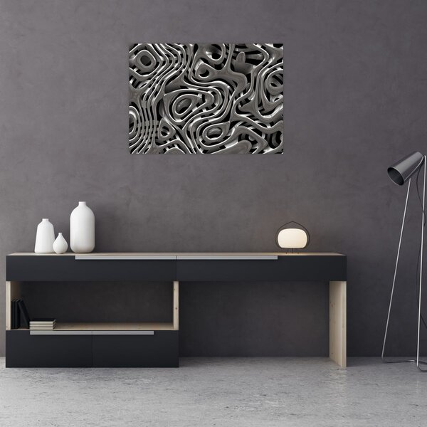 Slika - Metalna apstrakcija (70x50 cm)