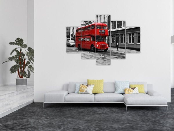 Slika - London s autobusom (150x105 cm)
