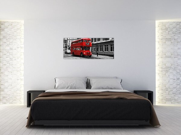 Slika - London s autobusom (120x50 cm)
