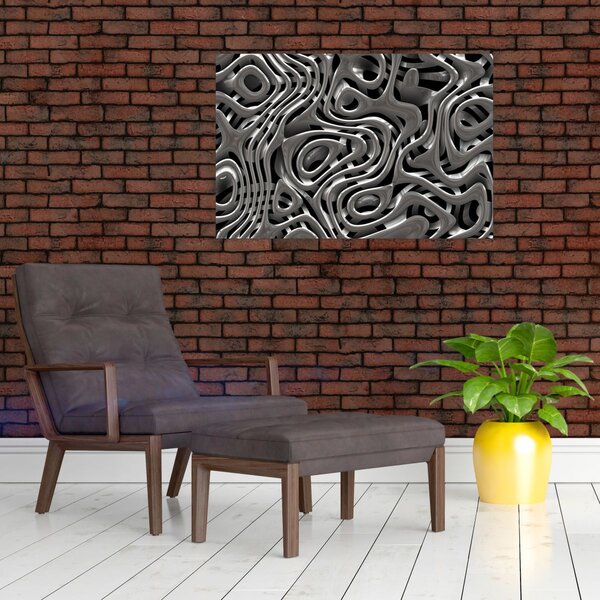 Slika - Metalna apstrakcija (90x60 cm)