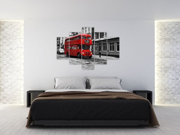 Slika - London s autobusom (150x105 cm)