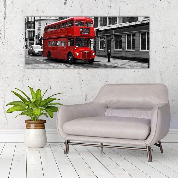 Slika - London s autobusom (120x50 cm)