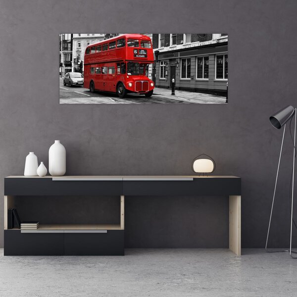 Slika - London s autobusom (120x50 cm)