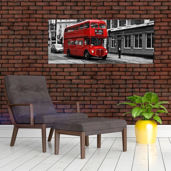 Slika - London s autobusom (120x50 cm)