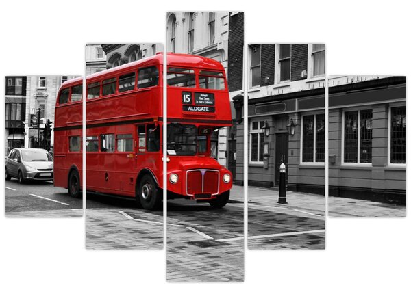 Slika - London s autobusom (150x105 cm)