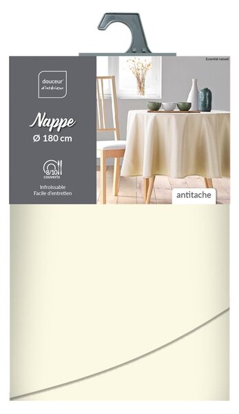 Stolnjak ø 180 cm Essentiel – douceur d'intérieur
