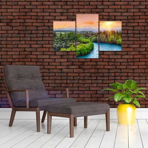 Slika - Šumski planinski krajolik (90x60 cm)