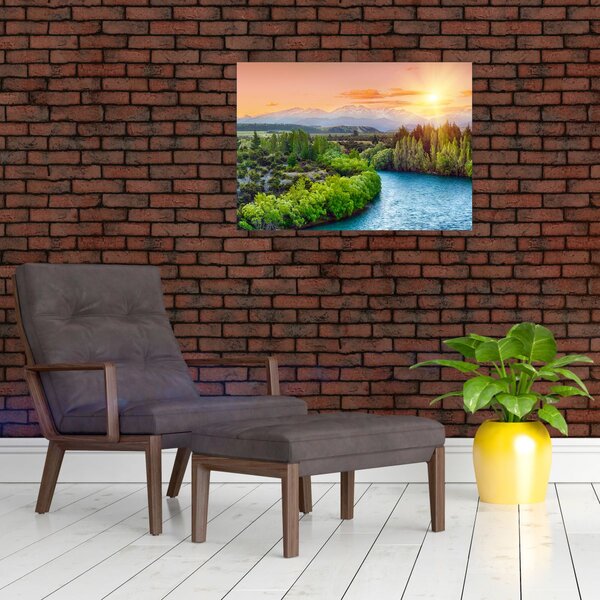 Slika - Šumski planinski krajolik (70x50 cm)