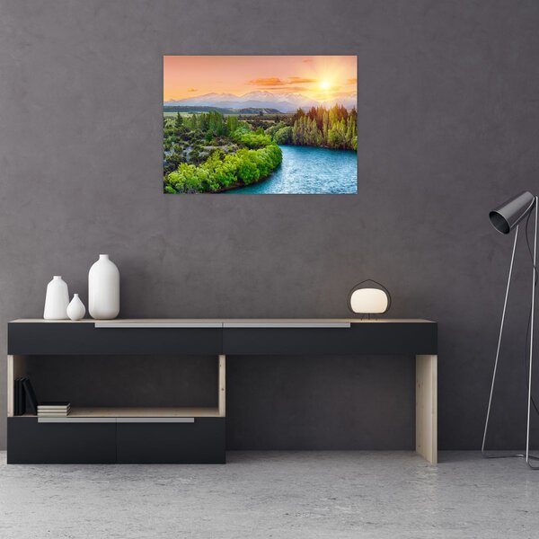 Slika - Šumski planinski krajolik (70x50 cm)