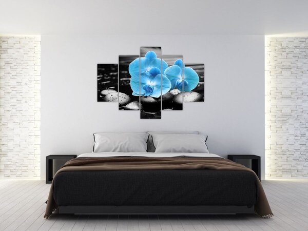 Slika - Plava orhideja (150x105 cm)