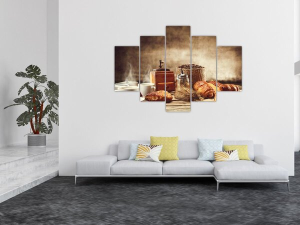 Slika - Kava i doručak (150x105 cm)