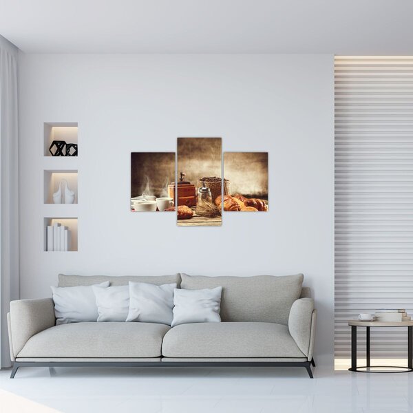 Slika - Kava i doručak (90x60 cm)