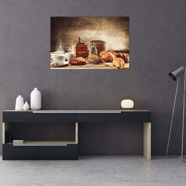 Slika - Kava i doručak (90x60 cm)