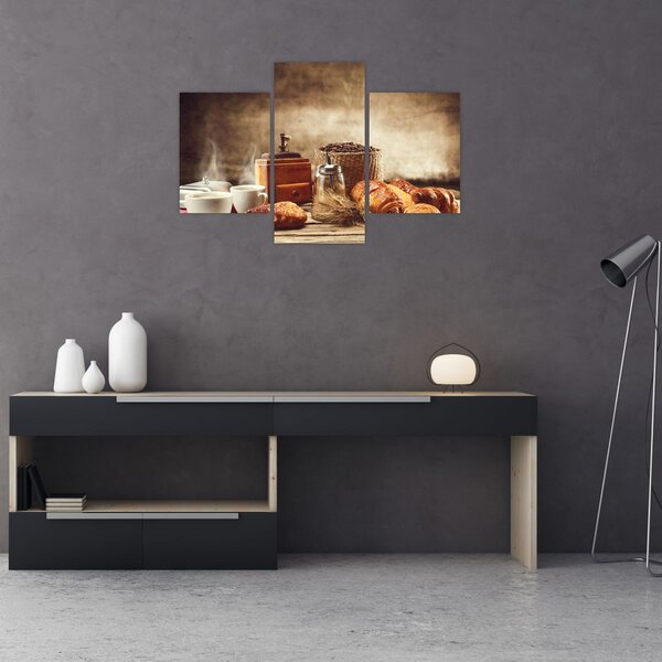 Slika - Kava i doručak (90x60 cm)
