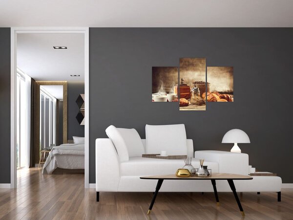 Slika - Kava i doručak (90x60 cm)