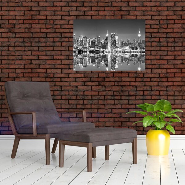 Slika - New York, crno-bijelo (70x50 cm)