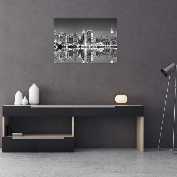 Slika - New York, crno-bijelo (70x50 cm)