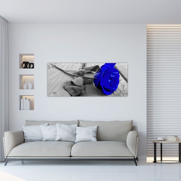 Slika - Plava ruža (120x50 cm)