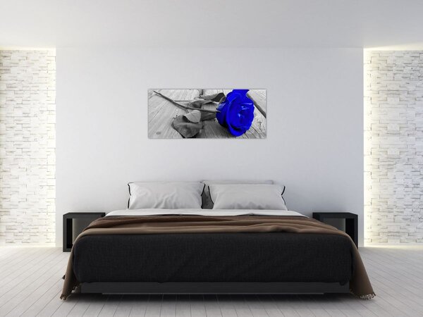 Slika - Plava ruža (120x50 cm)