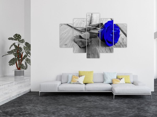 Slika - Plava ruža (150x105 cm)