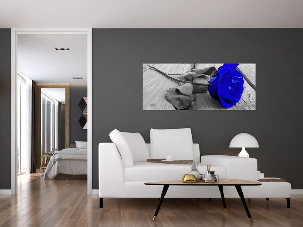 Slika - Plava ruža (120x50 cm)