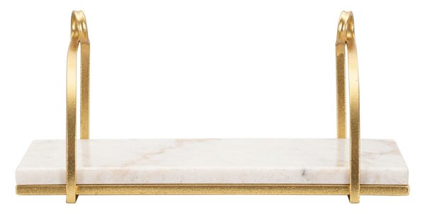 Bijela/u zlatnoj boji mramorna polica 40 cm Marble – Mauro Ferretti