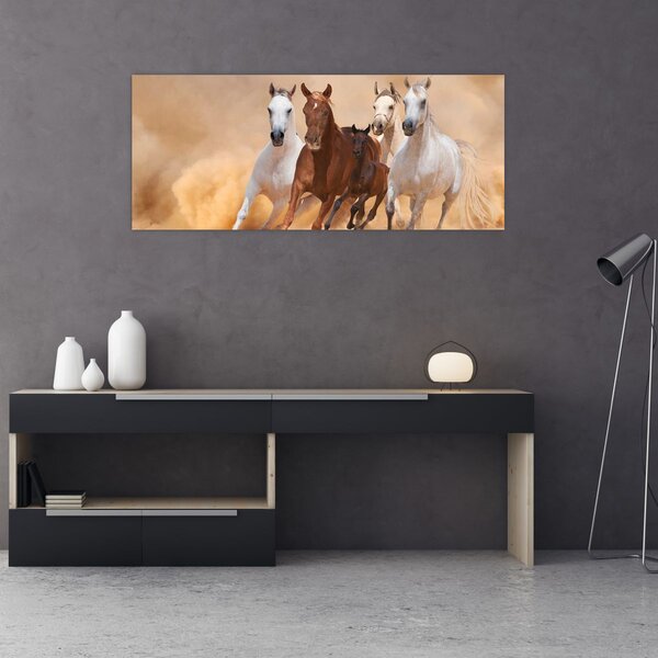 Slika - Krdo konja (120x50 cm)