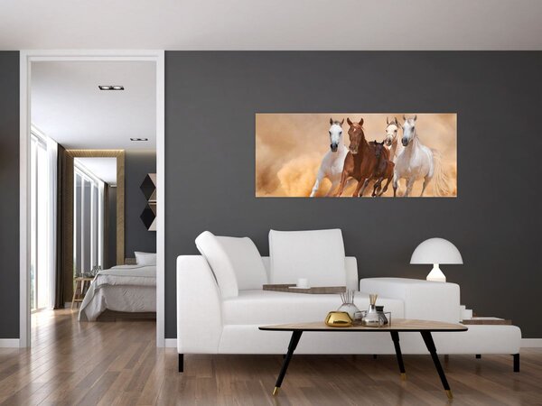 Slika - Krdo konja (120x50 cm)