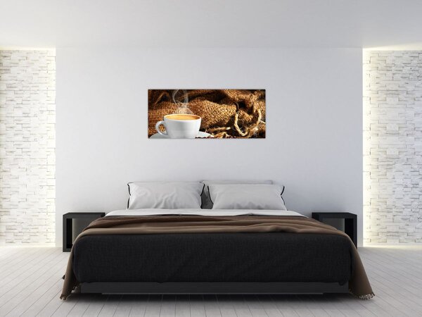 Slika - Šalica kave (120x50 cm)