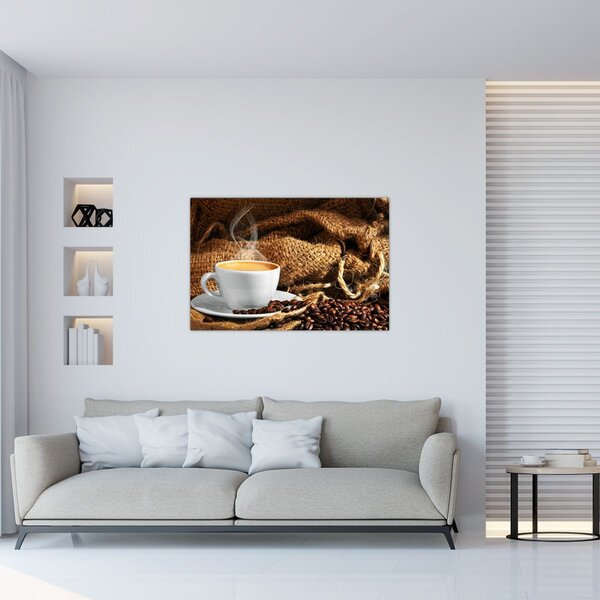 Slika - Šalica kave (90x60 cm)