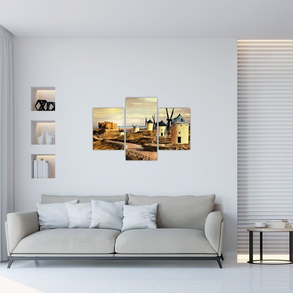 Slika - vjetrenjače (90x60 cm)
