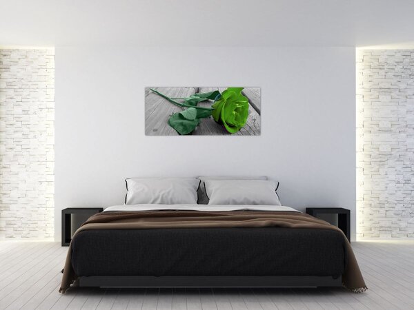 Slika - Zelena ruža (120x50 cm)