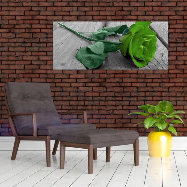 Slika - Zelena ruža (120x50 cm)