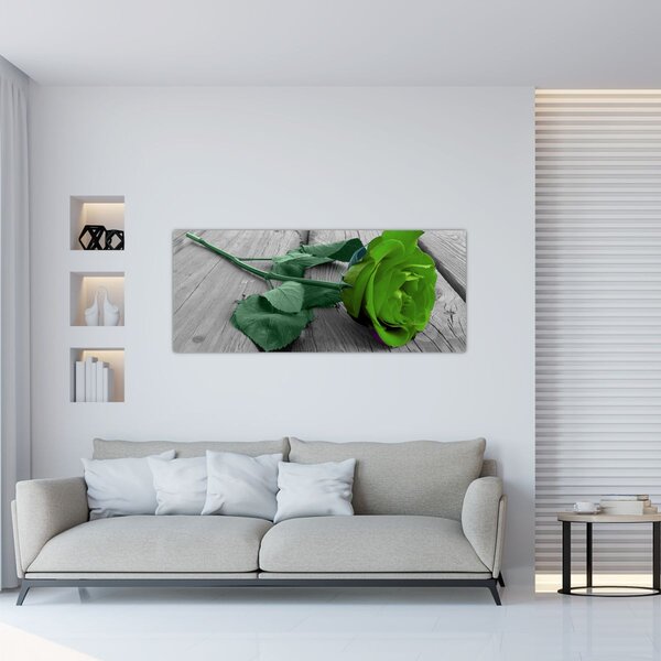 Slika - Zelena ruža (120x50 cm)