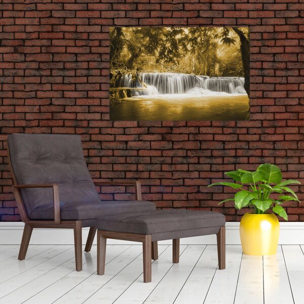 Slika - Vodopad, vintage (90x60 cm)