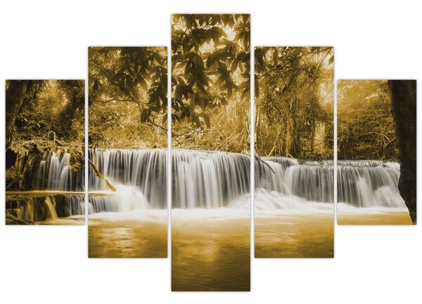 Slika - Vodopad, vintage (150x105 cm)