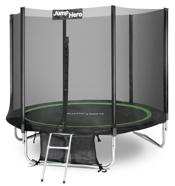 Vrtni trampolin s vanjskom mrežom 244 cm Jump Hero 8FT