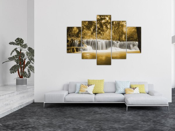 Slika - Vodopad, vintage (150x105 cm)