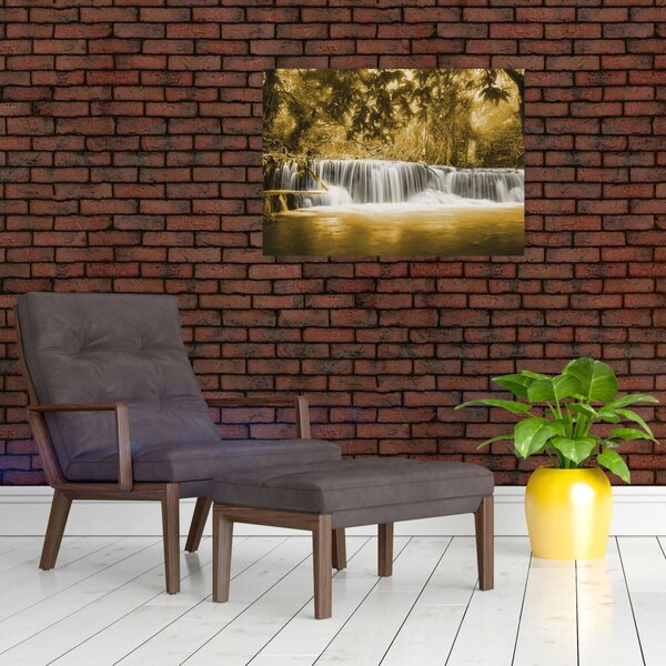 Slika - Vodopad, vintage (70x50 cm)