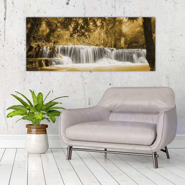 Slika - Vodopad, vintage (120x50 cm)