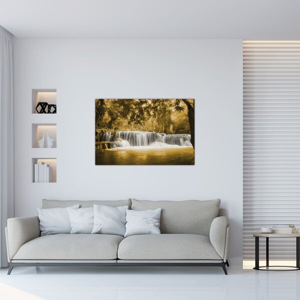 Slika - Vodopad, vintage (90x60 cm)