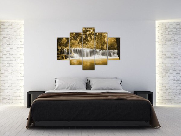 Slika - Vodopad, vintage (150x105 cm)
