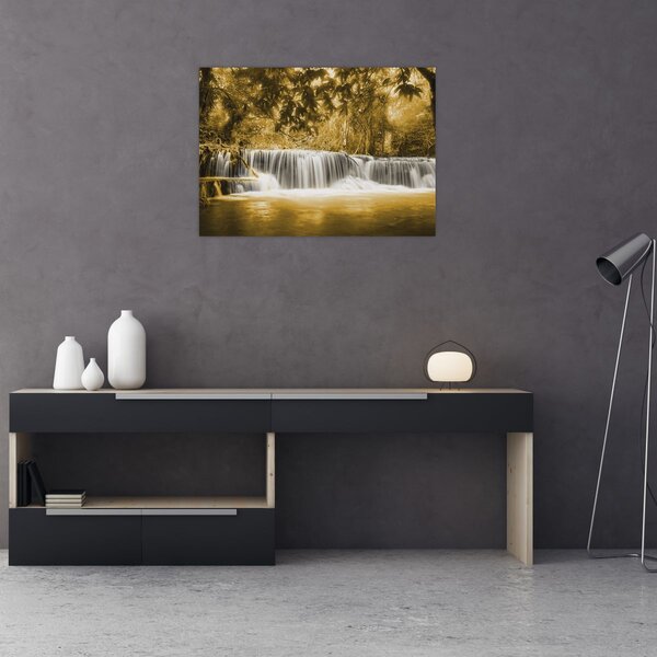 Slika - Vodopad, vintage (70x50 cm)