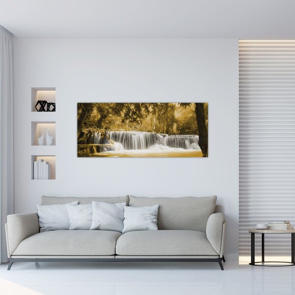 Slika - Vodopad, vintage (120x50 cm)