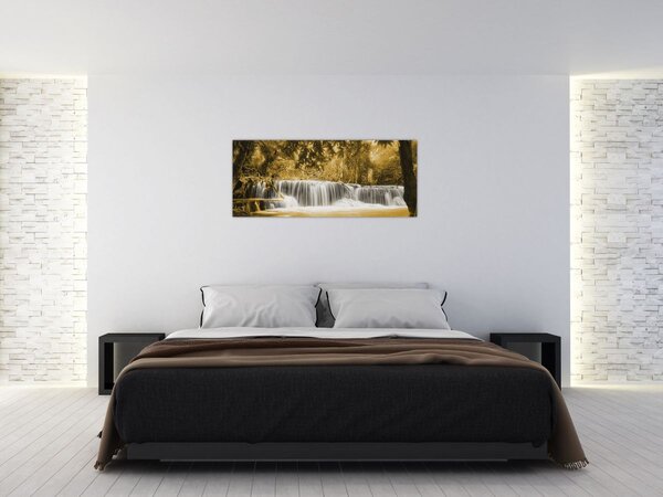 Slika - Vodopad, vintage (120x50 cm)