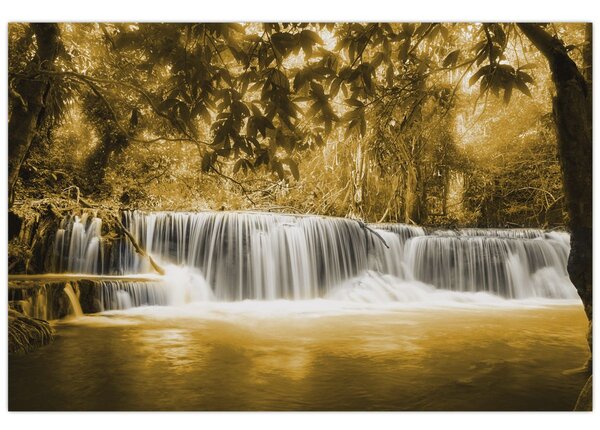 Slika - Vodopad, vintage (90x60 cm)