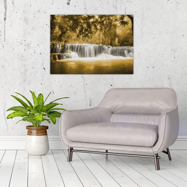 Slika - Vodopad, vintage (70x50 cm)