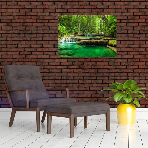 Slika - Zeleni vodopad (70x50 cm)